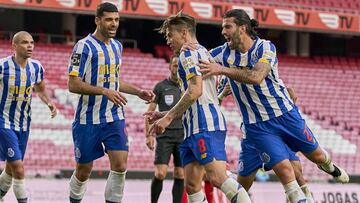 Matheus Uribe anota y salva a Porto de la derrota ante Benfica