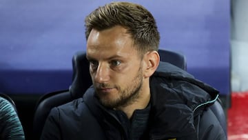 El centrocampista croata del Barcelona, Ivan Rakitic, durante un partido.