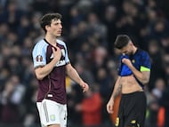 Soccer Football - UEFA Europa League - Round of 16 - Second Leg - Aston Villa v Lille - Villa Park, Birmingham, Britain - March 19, 2026 Aston Villa's Pau Torres after the match REUTERS/Jaimi Joy