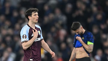 Soccer Football - UEFA Europa League - Round of 16 - Second Leg - Aston Villa v Lille - Villa Park, Birmingham, Britain - March 19, 2026 Aston Villa's Pau Torres after the match REUTERS/Jaimi Joy