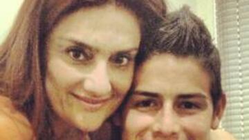 Pilar Rubio, junto a James Rodríguez.