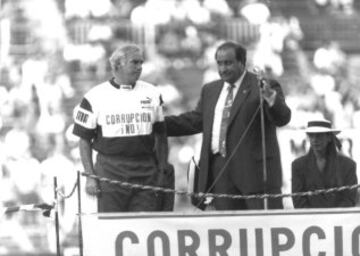 Con Luis Aragonés.