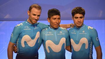 Alejandro Valverde, Nairo Quintana y Mikel Landa