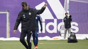 PACHETA EN ENTRENAMIENTO DEL REAL VALLADOLID.