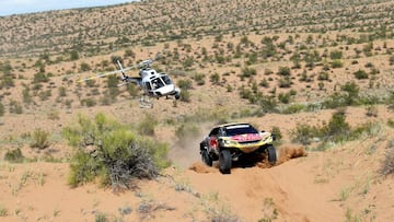 Peterhansel, durante el Dakar 2018. 