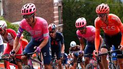 HUY, BELGIUM - SEPTEMBER 30: Rigoberto Uran of Colombia and Team EF Education First Pro Cycling / during the 84th La Fleche Wallonne 2020, Men Elite a 202km stage from Herve to Mur de Huy / @flechewallone / #FlecheWallone / on September 30, 2020 in Huy, Belgium. (Photo by Bas Czerwinski/Getty Images)