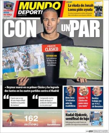 Portadas de la prensa mundial