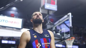 Nikola Mirotic con el Barça.