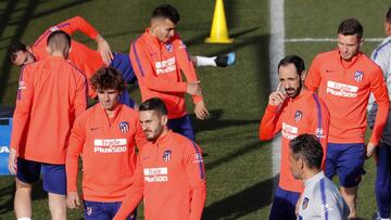 Entrenamiento del Atlético