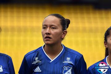 Angie Castañeda fue fichada recientemente por el CF Cáceres de la segunda de España para el año 2020. Viene de ser la goleadora de Millonarios en la Liga Águila Femenina 2019 (5 goles).