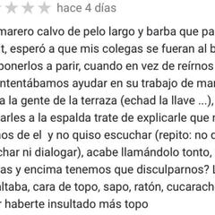 La respuesta de un restaurante a una reseña: “No necesitamos clientes como tú”