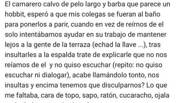 La respuesta de un restaurante a una reseña: “No necesitamos clientes como tú”