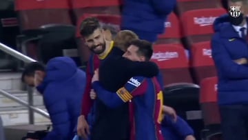 La escena de Messi y Koeman que da esperanzas al Barça
