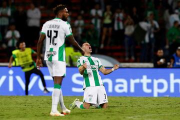 Gran partido en el Atanasio Girardot entre Atlético Nacional y Águilas Doradas. Dorlan Pabón abrió el marcador.