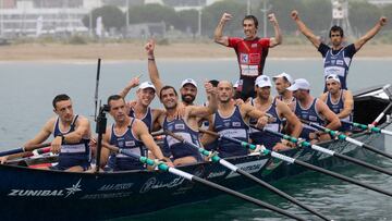 Urdaibai, tras ganar en Hondarribia.