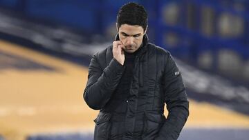 Soccer Football - Premier League - Everton v Arsenal - Goodison Park, Liverpool, Britain - December 19, 2020 Arsenal manager Mikel Arteta Pool via REUTERS/Peter Powell EDITORIAL USE ONLY. No use with unauthorized audio, video, data, fixture lists, club/le