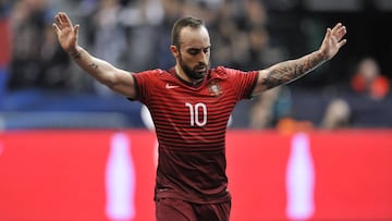 Ricardinho, durante un partido del Europeo de Fútbol Sala de 2016 entre Portugal y Serbia.