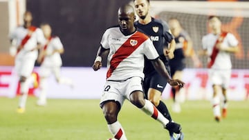 Kakuta, durante un partido con el Rayo.