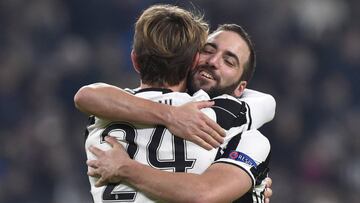 Higuaín y Rugani rubrican el primer puesto de la Juventus