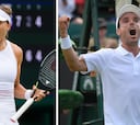 Paula Badosa y Roberto Bautista, en el lunes loco de Wimbledon
