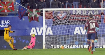 Eibar and Atlético Madrid in the rain