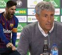 Técnico del Betis a Messi: "Es un lujo verlo cada domingo"