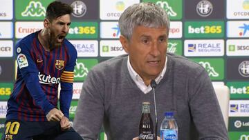 Técnico del Betis a Messi: "Es un lujo verlo cada domingo"