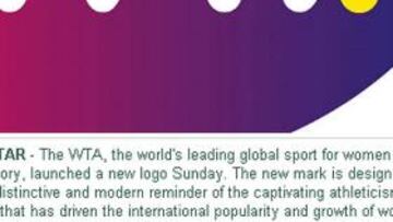 La WTA ha lanzado hoy su nuevo logotipo