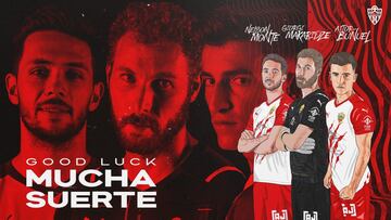 El cartel de la despedida de Monte, Makaridze y Buñuel.