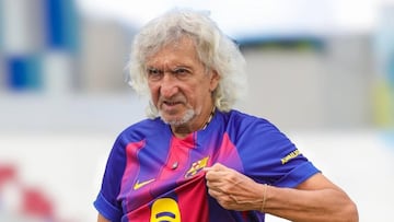 Jorge “Mágico” González, por fin del Barça por el Juego de Leyendas desde El Salvador