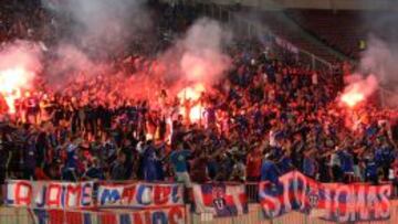 Universidad de Chile fue sancionado en primera instancia por bengalas ante Uni&oacute;n. 