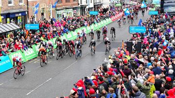 Final de la segunda etapa del Tour de Yorkshire.