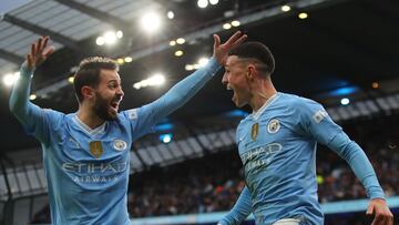 Phil Foden y Bernado Silva