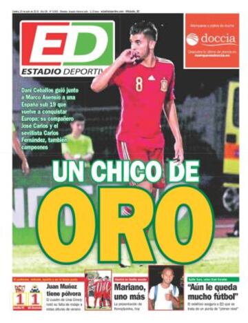 Portadas de la prensa deportiva