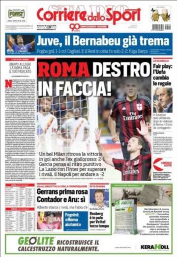 Portadas de la prensa deportiva