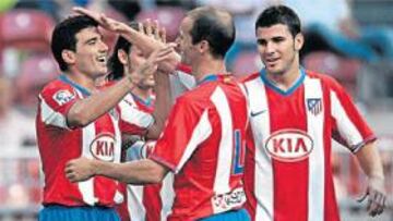 <b>POR LA PUERTA GRANDE. </b>Reyes tuvo un gran estreno con el Atlético: fue el mejor del equipo y marcó un bonito gol.