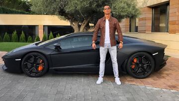 Cristiano Ronaldo presume de Lamborghini en Instagram