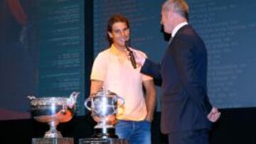 Rafa Nadal, interrogado tras el sorteo.