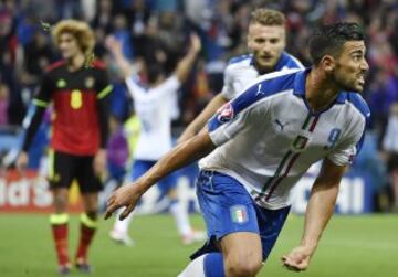 Graziano Pelle celebra el 2-0.