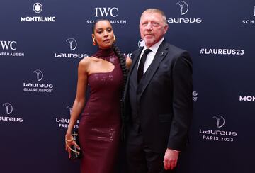 El extenista alemán Boris Becker y su pareja Lilian de Carvalho Monteiro.