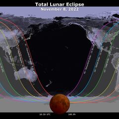 Eclipse lunar de noviembre 2022: cuándo es, dónde se puede ver y cómo seguir el eclipse total de Luna