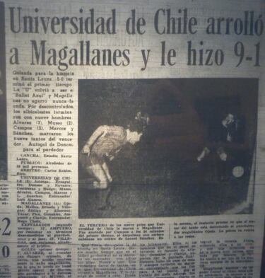 Las 8 mayores goleadas de Universidad de Chile en la historia