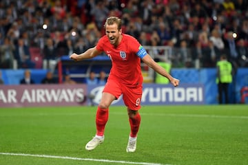 Kane marca su sexto gol en el Mundial desde el punto penal. Ospina no pudo hacer nada. El delantero inglés toma diferencia en la tabla de goleadores