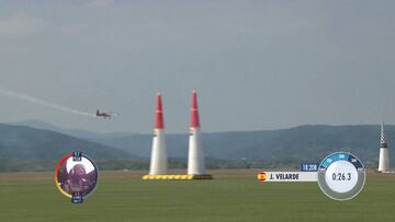 Velarde, buenas sensaciones en la Red Bull Air Race en Austria