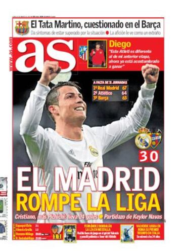 Las portadas de AS de marzo