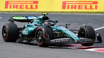 Fernando Alonso (Aston Martin AMR24). Suzuka, Japón. F1 2024.