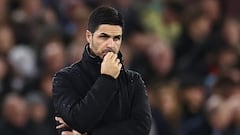 Gunners boss Mikel Arteta said Stuart Atwell’s decision not to disallow Anthony Gordon’s goal after a VAR check was an “absolute disgrace”.