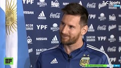 Así fue la entrevista a Leo Messi en Estudio Fútbol de TyC Sports
