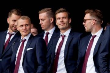 Kari Arnason, Ari Skulason, Ogmundur Kristinsson y Theodor Elmar Bjarnason.