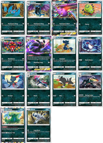 pokemon tcg pocket saber marino y celeste pokemon oscuridad